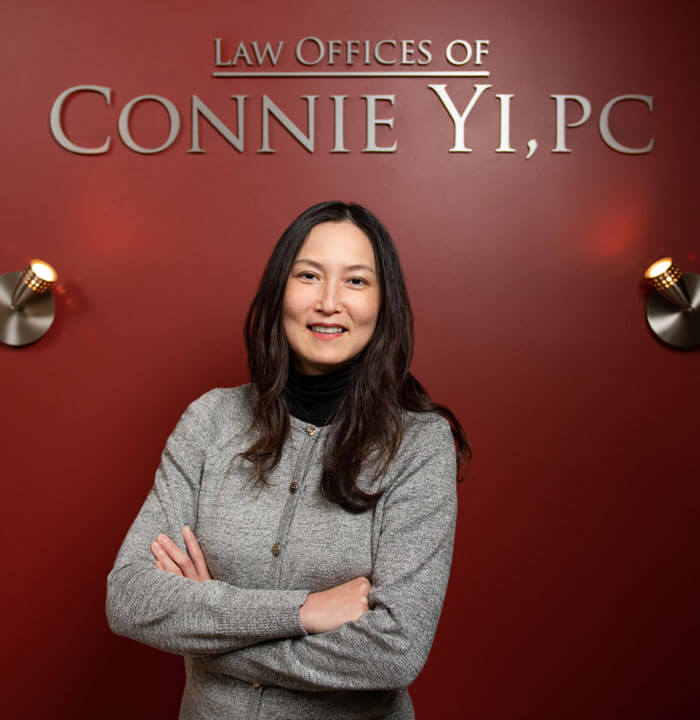 Attorney Connie Yi under the firm's office name
